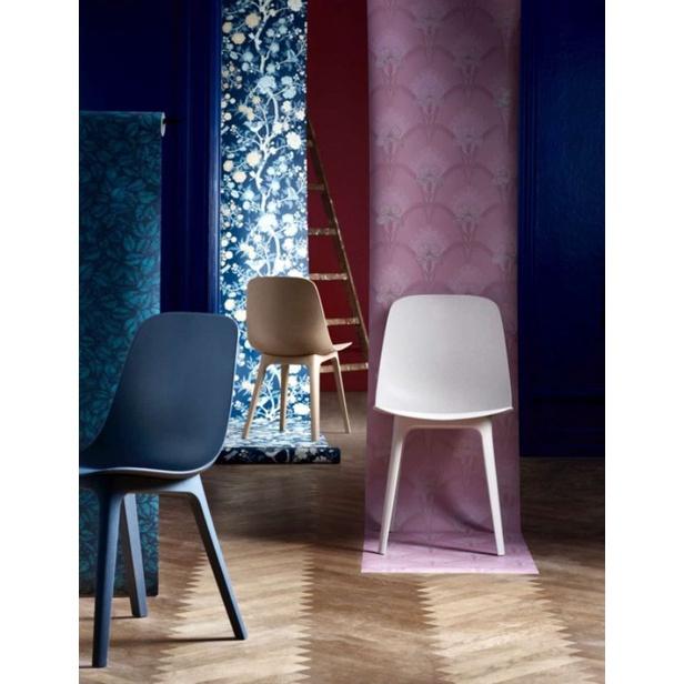 ikea ODGER 餐椅 絕版色黑色 棕色 全新未拆-細節圖3