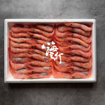日本甜蝦 帶殼甜蝦 約900公克/約35~39隻/盒【嗨三打】