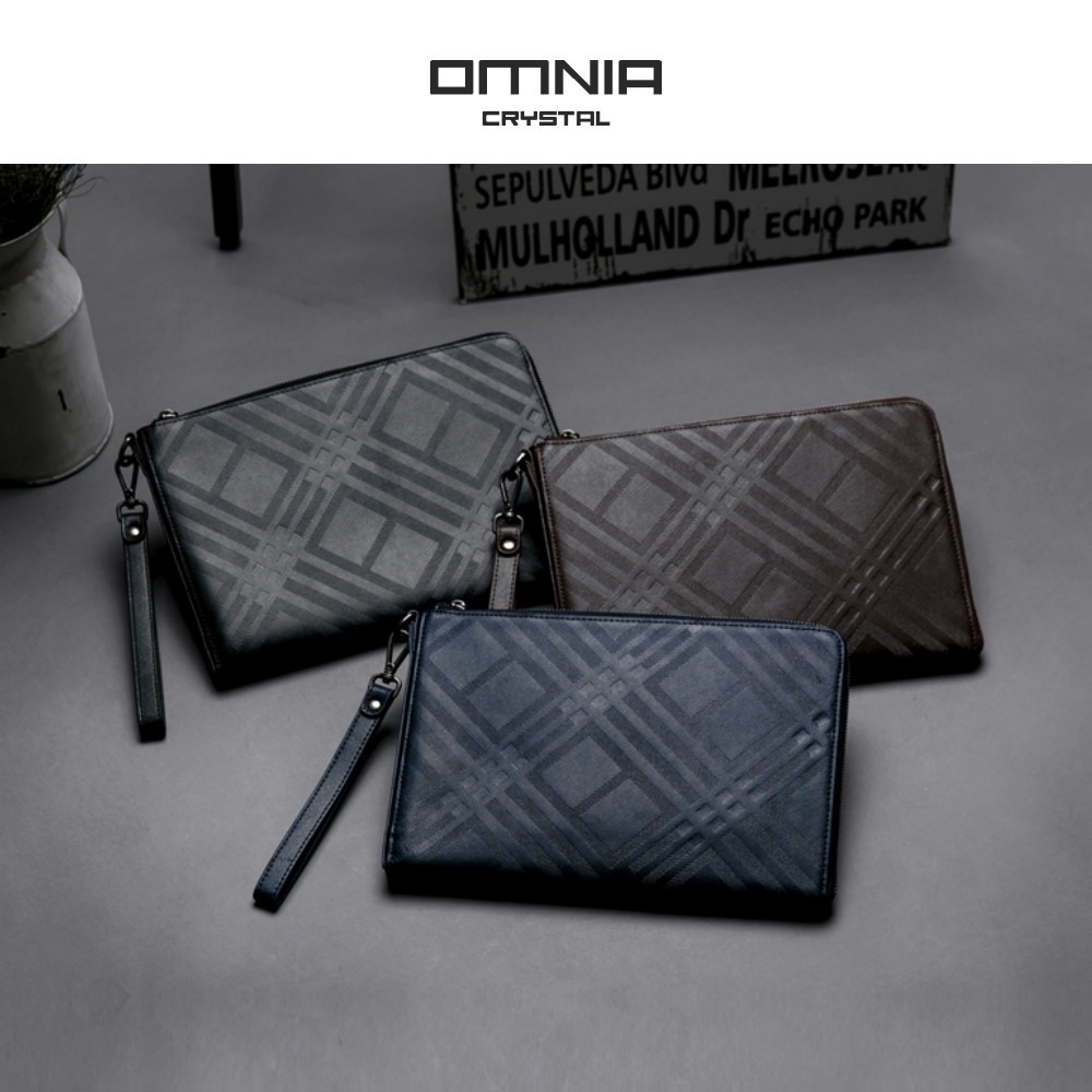 【WHOSE BAG】韓國OMNIA ZEKE頂級牛皮萬用商務包 真皮手拿包 男包 女包 NO.MB5099-細節圖2