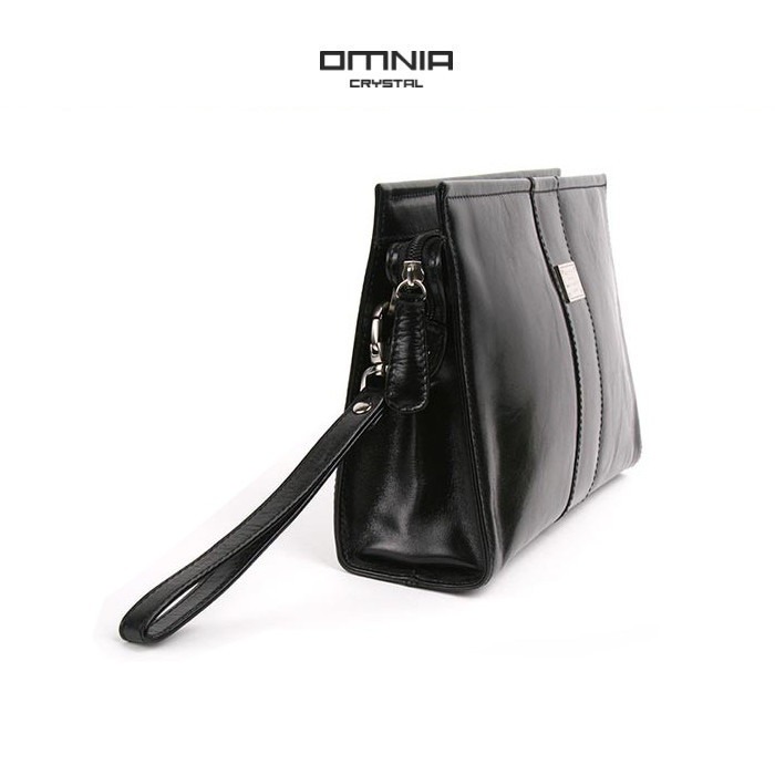 【WHOSE BAG】韓國OMNIA Pan男士頂級牛皮商務包 真皮手拿包 男包 NO.MB5002-細節圖6