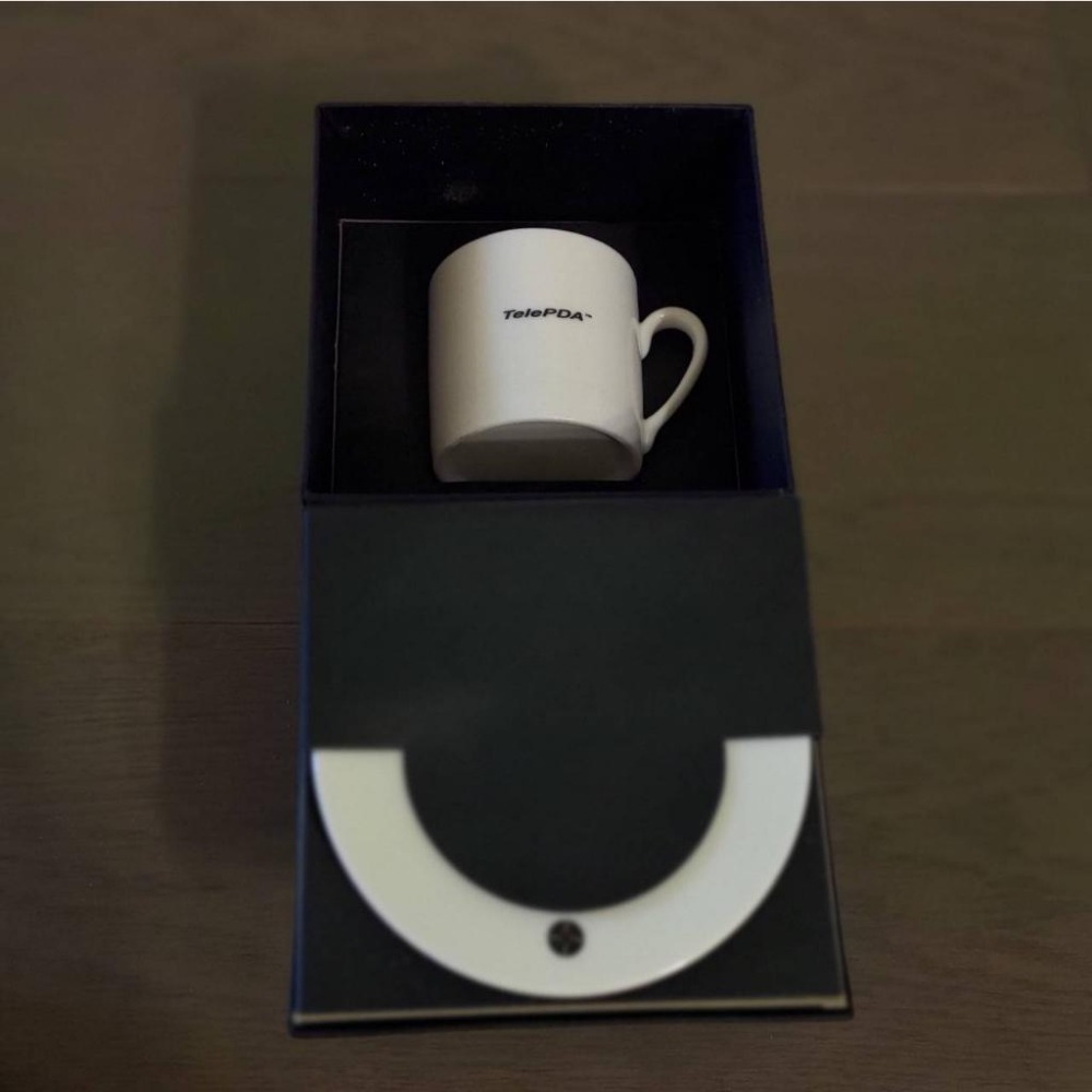 (全新絕版) TelePDA 神乎奇機 品牌咖啡杯-細節圖3