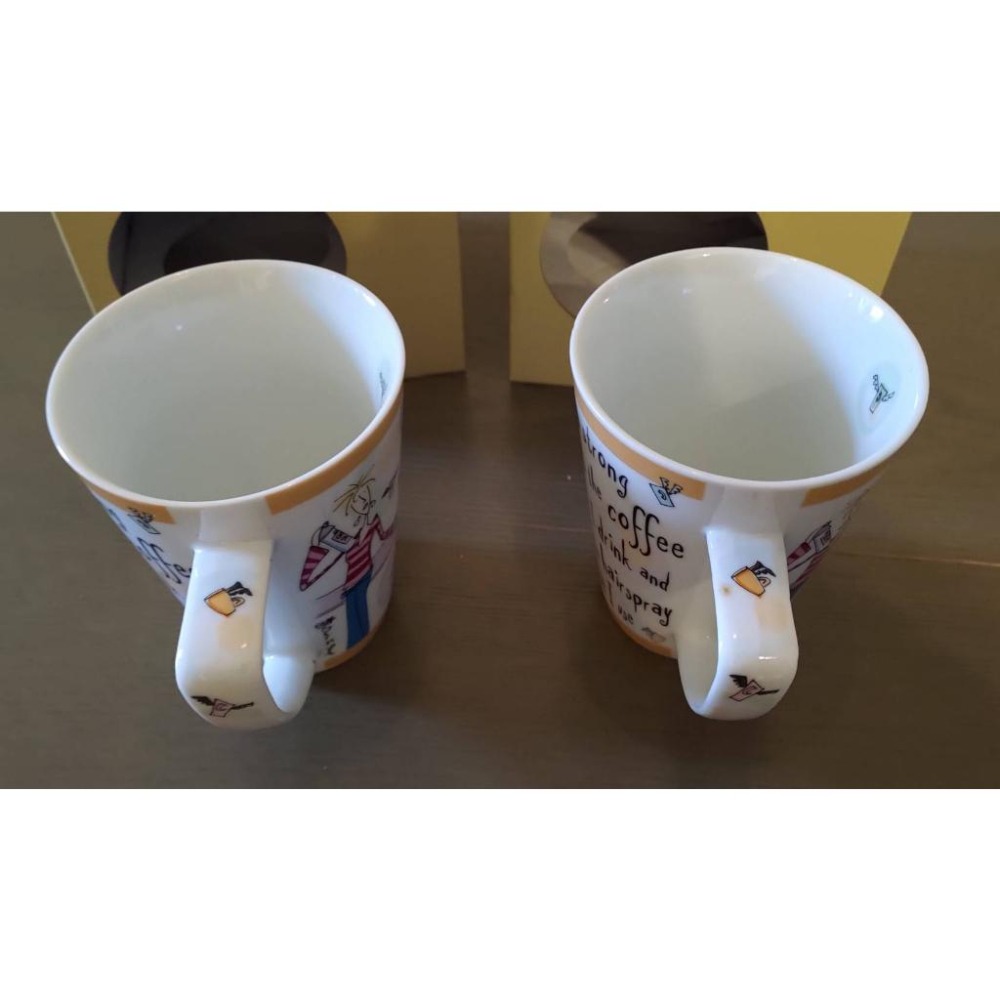 (全新)  Johnson Brothers 馬克杯  Born to Shop 購買狂想系列-細節圖3