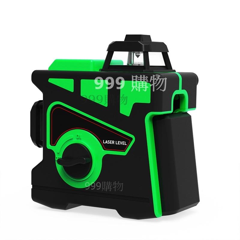 免運 專業用 12線 綠光雷射水平儀 高亮度 超強水準儀LD綠光 全自動校準 激光 貼牆 墨線儀 自動水平 打斜線 雷射-細節圖6