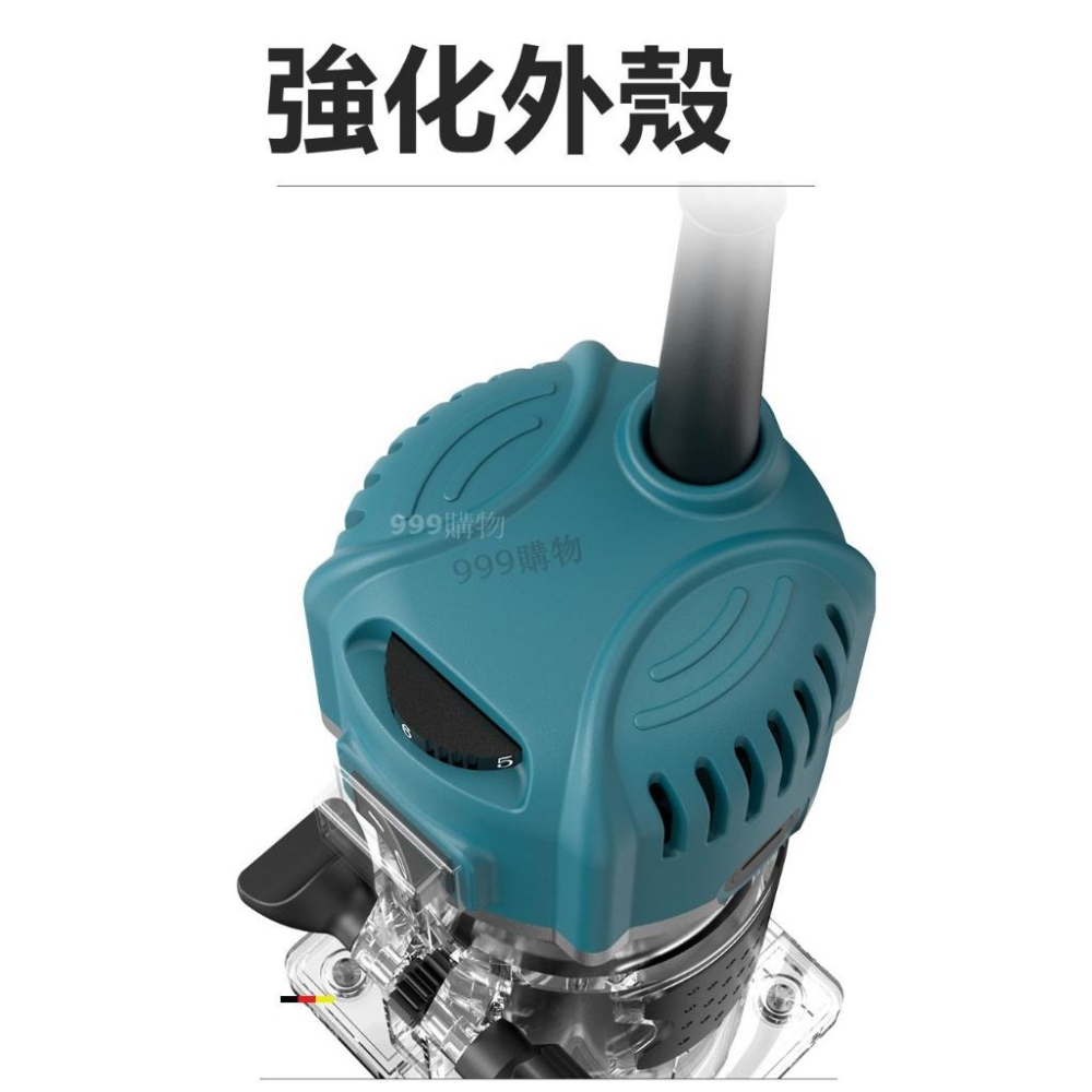 修邊機 銑刀 六段調速 電動修邊機 電動銑刀 開孔機 木工修邊機 切邊機 鋁體修邊機 切割機 裁切機 開槽機 木工 鋸台-細節圖8