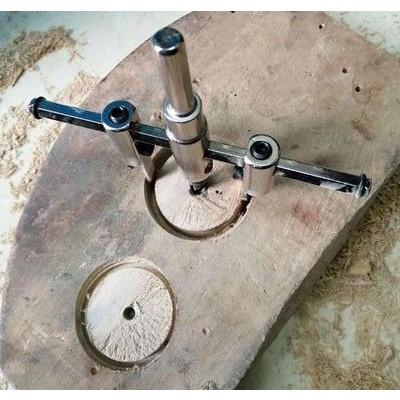 免運 飛機型開孔器 調整式開孔器 可調式開孔 自由開孔器  自由錐 木工開孔 快速打孔 圓孔鑽 天花板開洞-細節圖5