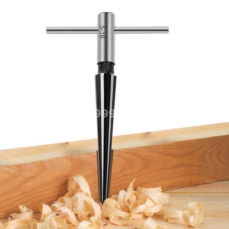 錐度 手用錐度鉸刀 1/8-1/2（3-13mm) 5-16mm 錐形 擴孔 倒角 開孔 沉頭刃具-細節圖3