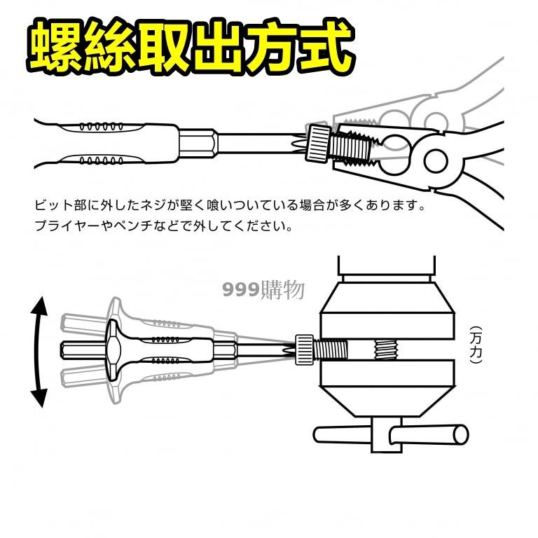 免運 衝擊 ANEX 衝擊起子組1903 1903-N 1903-S 1903-NS 螺絲滑牙 咬死 剋星 螺絲起子組-細節圖6