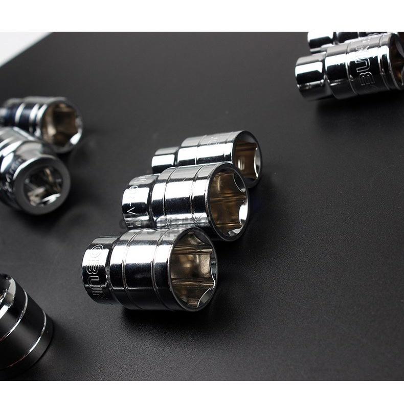 免運 套筒 四分套筒 4分套筒 套筒 六角套筒 手動套筒 修車 六角 螺絲 梅花 開口 棘輪 扳手 起子 扭力扳手-細節圖4