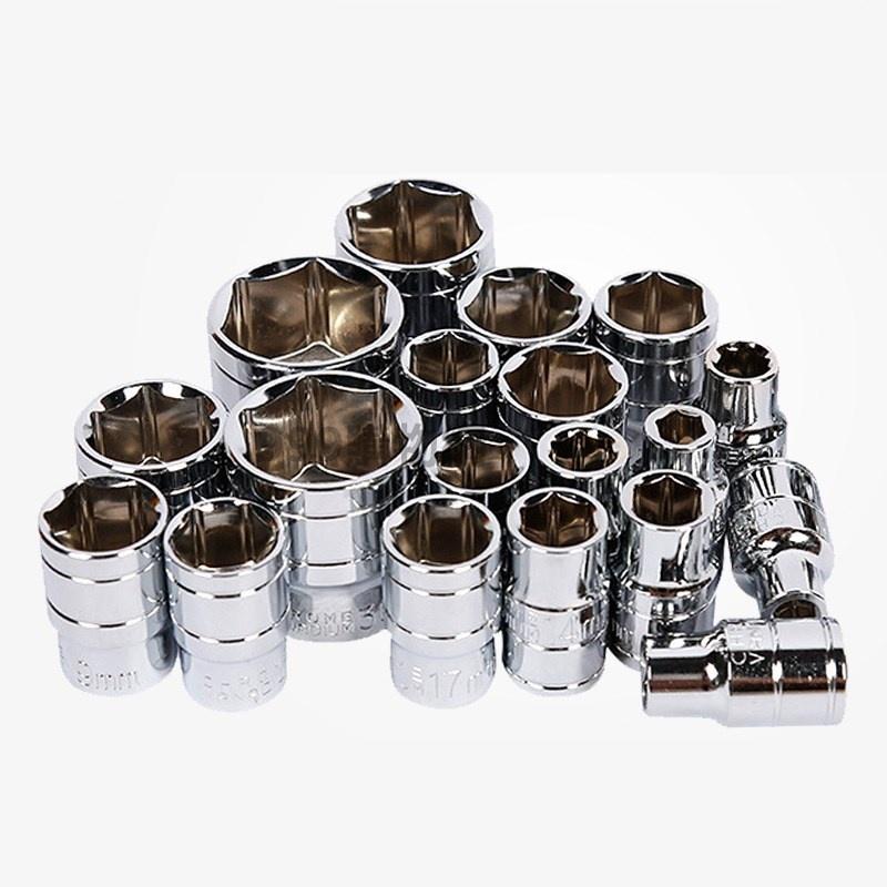 免運 套筒 四分套筒 4分套筒 套筒 六角套筒 手動套筒 修車 六角 螺絲 梅花 開口 棘輪 扳手 起子 扭力扳手-細節圖8