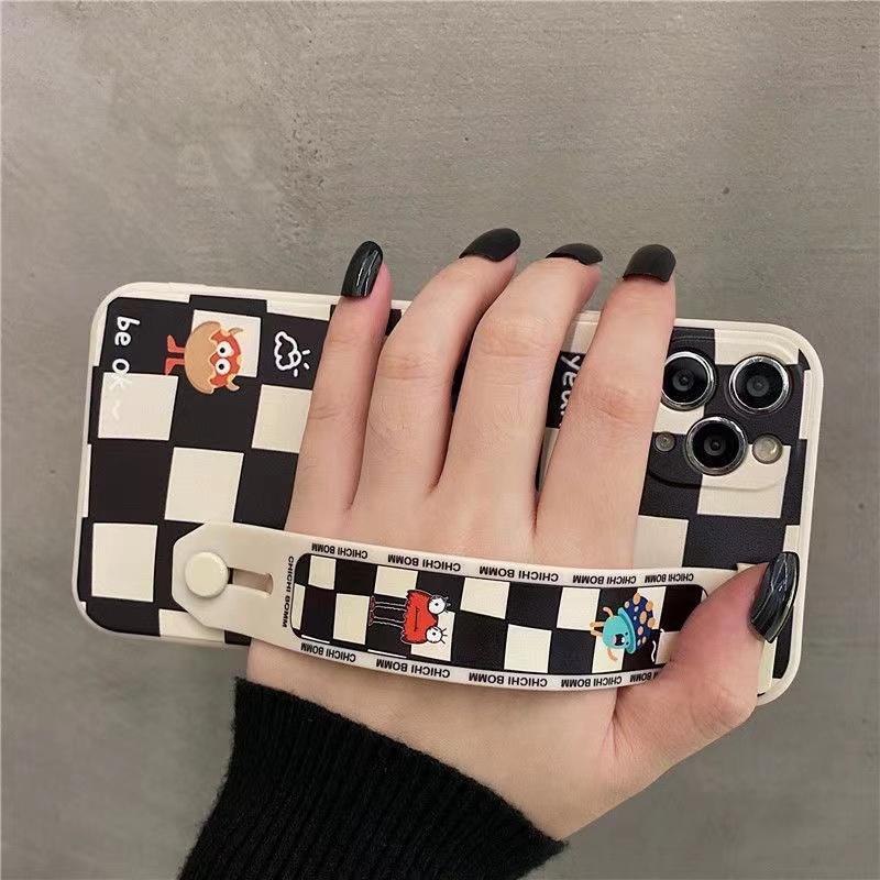 怪獸棋盤硅膠防摔手機殼 三星 S22 S22+ S20Ultra S20FE S20+ S21Ultra S10保護殼-細節圖3