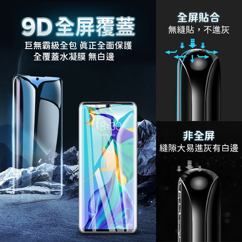 OPPO滿版水凝膜 保護貼適用Reno7 Reno6 Reno5 Reno4 Z R17 R15 Pro A55 A74-細節圖2