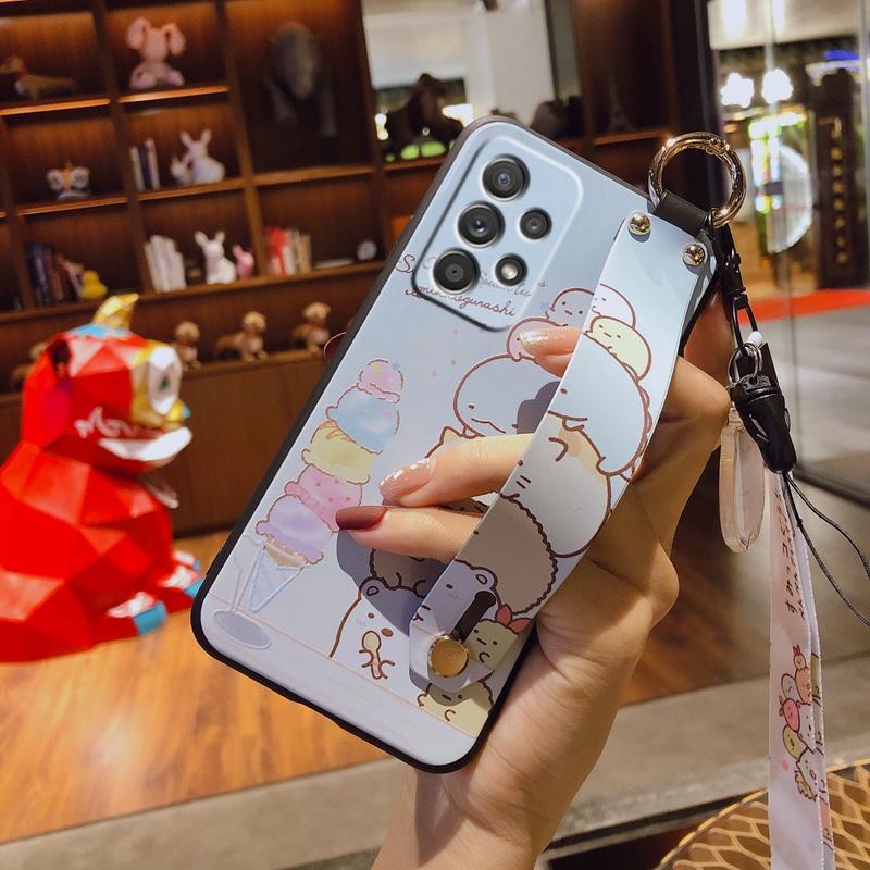 可愛掛繩防摔手機殼 三星 S23 Ultra S21 S20 FE S21+ S20+ S23+ 保護殼-細節圖4