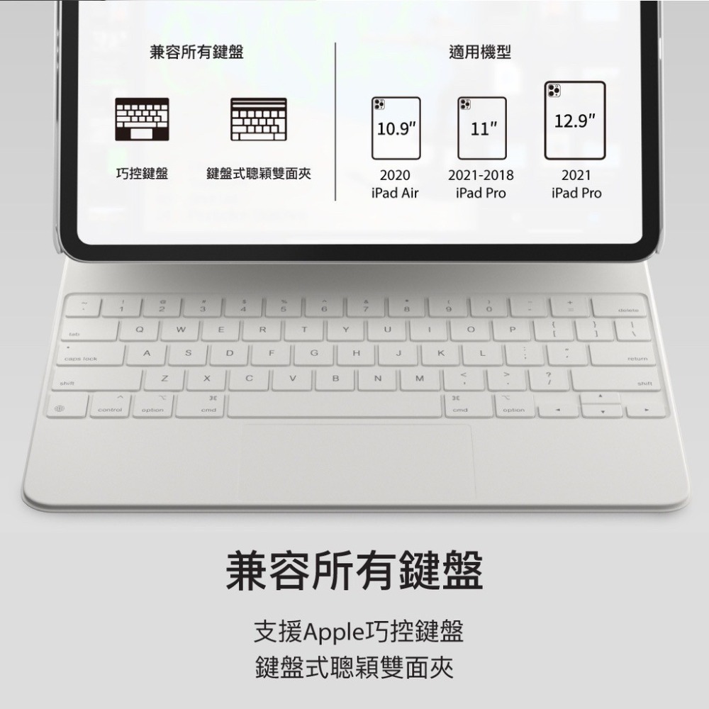 SwitchEasy 2022 CoverBuddy 磁吸升級版保護殼 iPad 11吋 Air5 共用 支援巧控鍵盤-細節圖8