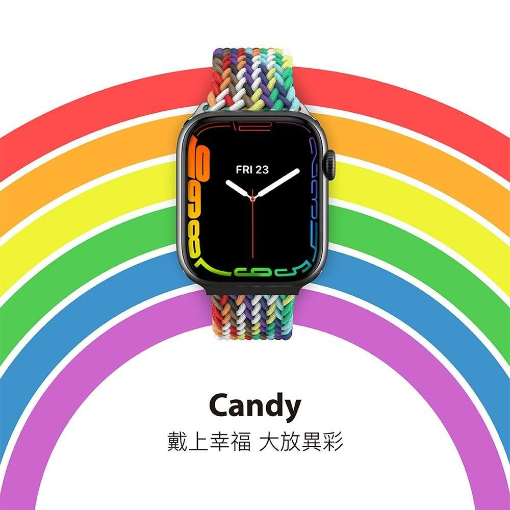 SwitchEasy 魚骨牌 Apple Watch Candy 編織尼龍錶帶 支援全系列尺寸-細節圖2