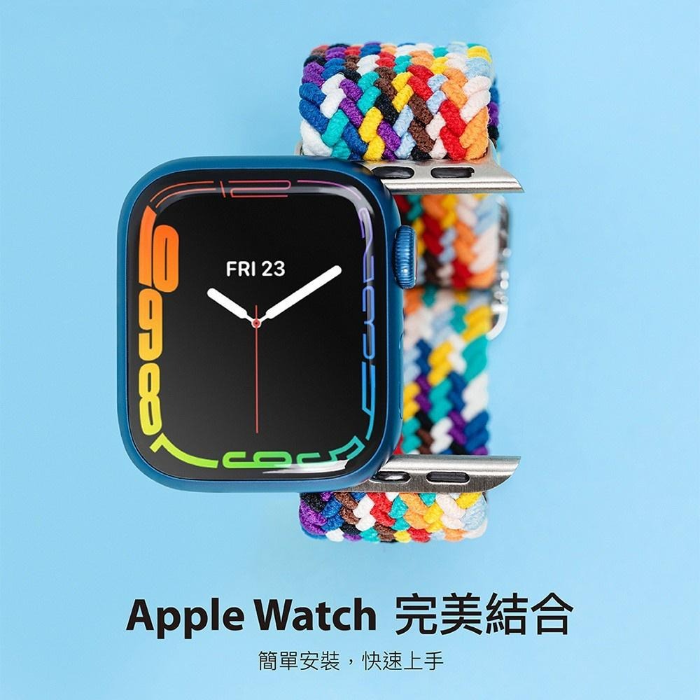 SwitchEasy 魚骨牌 Apple Watch Candy 編織尼龍錶帶 支援全系列尺寸-細節圖7