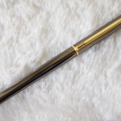 A018 艾禮 德國製 全金屬鈦色烤漆 高級鋼珠筆(9成新 有企業印字)