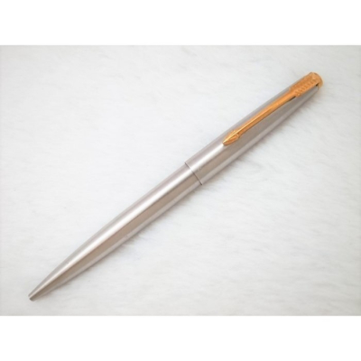 C067 派克 美國製 全鋼45型原子筆(7成新)(筆蓋按壓式)
