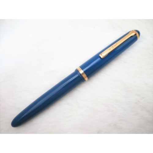 C174 lamy 德國製 寶藍色27 鋼筆 14k 極細尖(活塞上水)(7.5成新筆蓋需用力旋緊)