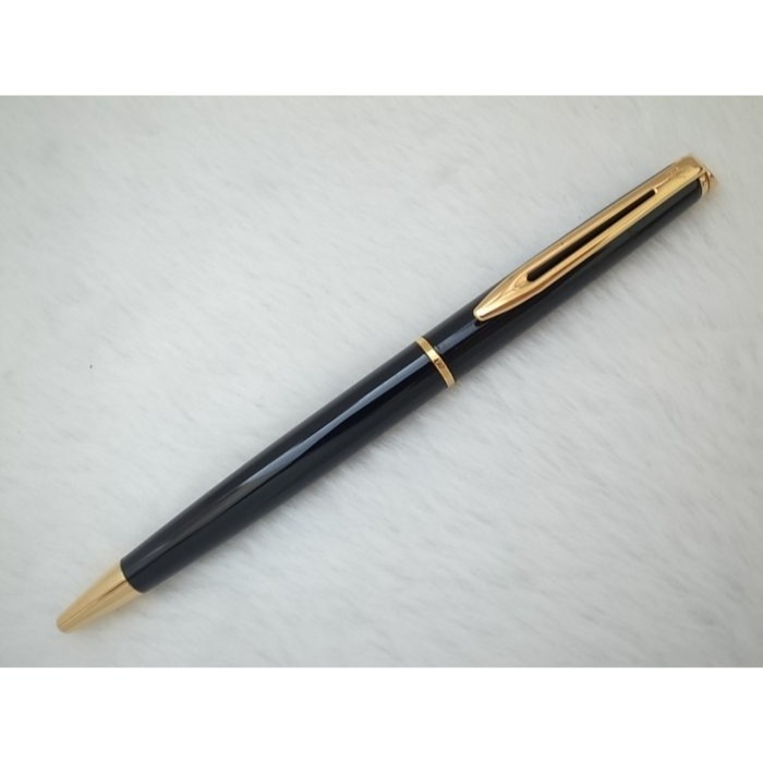 B007 90年代waterman 法國製寯雅黑漆原子筆(8成新) - 御用の万年筆を嚴選