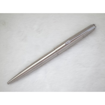 B023 派克 美國製 銀色筆夾全鋼45 高級原子筆(筆蓋按壓式)(8成新)