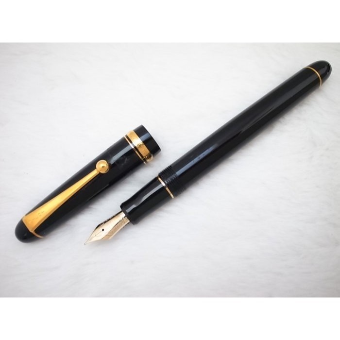 B161 百樂 日本製 custom 74黑桿 14k 中細軟尖鋼筆(8成新)-細節圖2