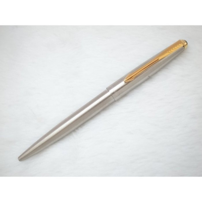 B214 派克 英國製 45全鋼原子筆(9.5成新)(筆蓋按壓式)