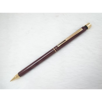 B282 三菱 日本製 exceed 茶色天頂按壓式自動鉛筆0.5mm(8成新)