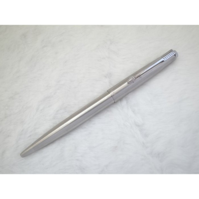 B437 60年代 派克 美國製 全鋼45型原子筆(握位有螺紋)(銅實心)(7成新)