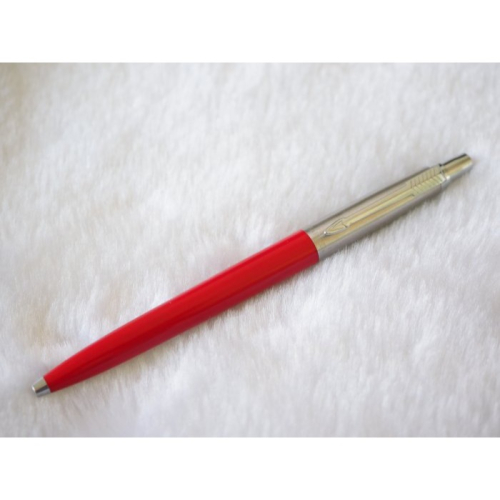 B578 派克 美國製 記事紅桿原子筆(天頂按壓式)(8成新)