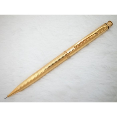 B614 派克 美國製 insignia 金色自動鉛筆0.5mm(7成新筆環旁無凹有一道裂痕)