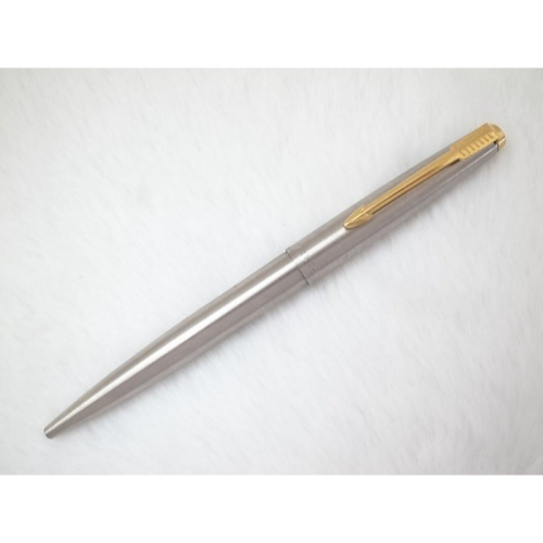 B615 70年代 派克 美國製 45全鋼原子筆(筆蓋按壓式)(8成新)