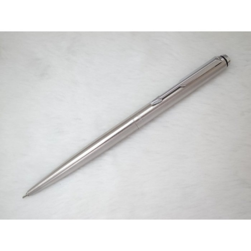 B643 派克 法國製 95 銀色筆夾 自動鉛筆0.5mm (8成新)(天頂按壓式)