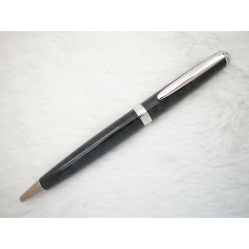 B701 日本 MIKIMOTO 粗桿黑雲漆 珍珠原子筆(8.5成新)(全金屬)