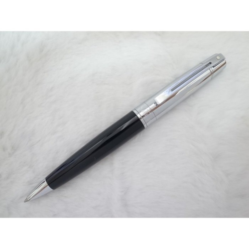 B754 西華 全金屬 亮面銀色黑色烤漆 300型 高級原子筆(9.5成新)