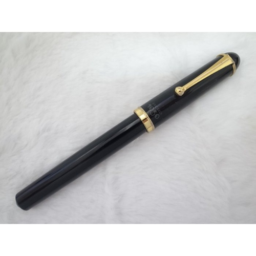 B769 日本三菱文具製 EXCEED 1930 復古黑桿鋼珠筆(7成新)(粗桿)