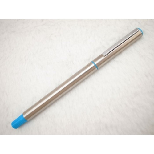 C262 寫樂 日本製 早期迷你藍色握位鋼筆 F-8尖(庫存新品)