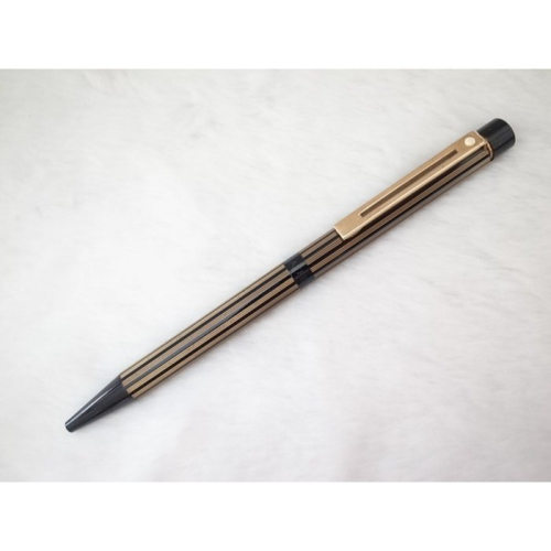 B822 少見的西華bp- 西華 美國製 675原子筆(金與黑的相間細條紋)(庫存新品)