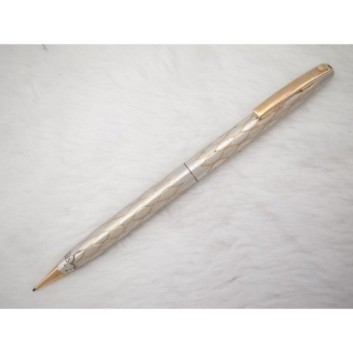 B844 西華 美國製 帝國菱格紋自動鉛筆0.9mm(7成新無凹有退漆)