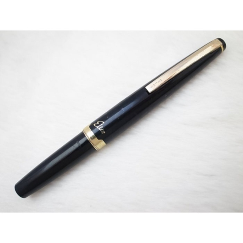 B920 1970s 百樂 日本製 elite 短鋼筆 18k 極細尖(6.5成新)(標準桿)