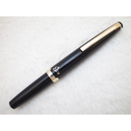 C285 1970s 百樂 日本製 elite 短鋼筆 18k F尖(6.5成新)(標準桿)