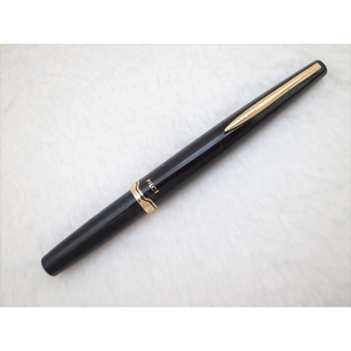 C290 百樂 日本製 黑桿短鋼筆 好寫的14k F尖(7成新)