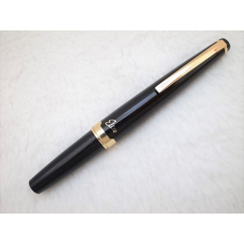 C291 百樂 日本製 elite 短鋼筆 18k 極細尖(粗桿)(6.5成新無凹)