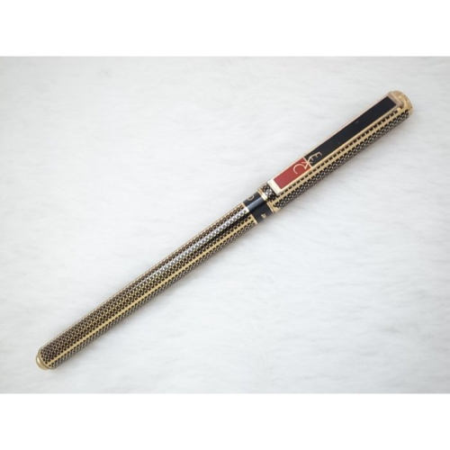 A220 三菱 日本製 exceed 金色黑色烤漆 鋼珠筆(7成新)