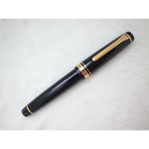 A244 2000s 寫樂 日本製 PG第一代黑桿 21k細字尖鋼筆(7.5成新換天頂)