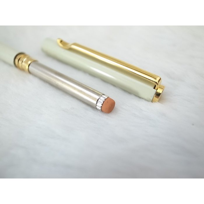 A539 百樂 日本製 象牙白烤漆迷你自動鉛筆0.5mm(8成新)-細節圖2