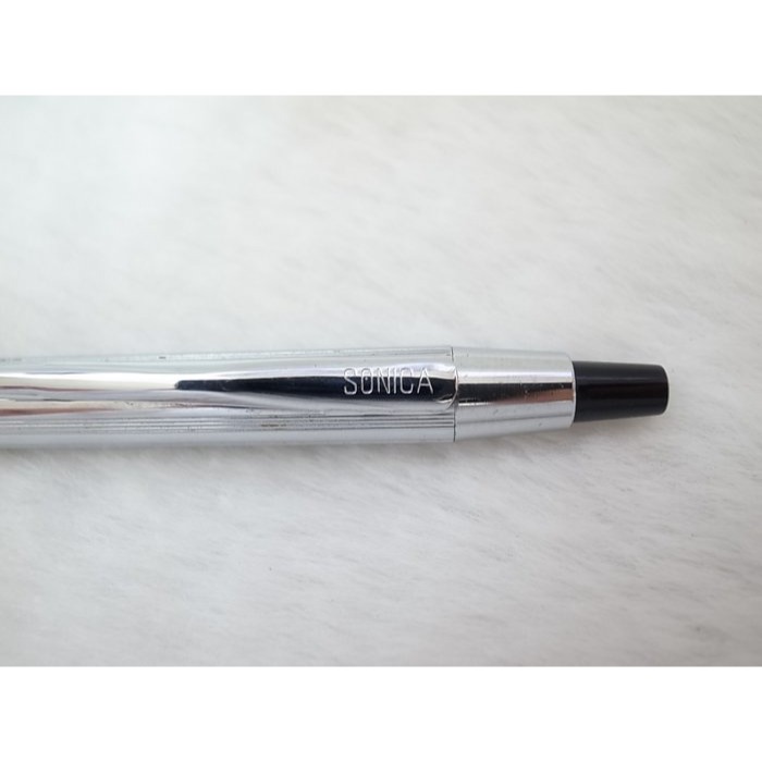 A596 Sonica 日本製 全金屬亮鉻自動鉛筆0.5mm(9成新)-細節圖2