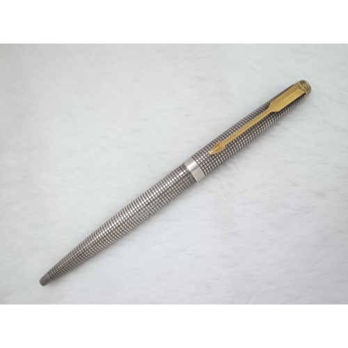 A611 1970s 派克 美國製 75 純銀高級原子筆(7成新沒凹天頂有退金)