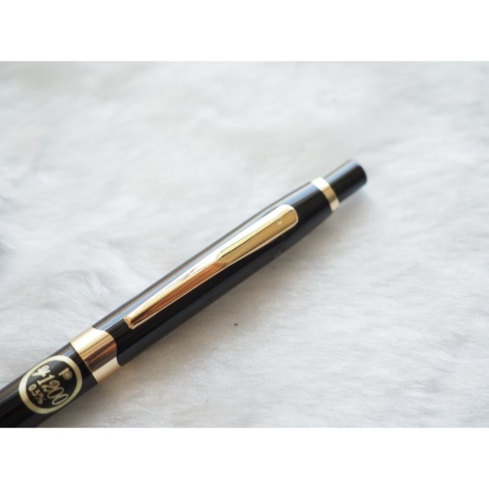 A651 白金 日本製 黑色全金屬 天頂按壓式自動鉛筆0.5mm(庫存新品)-細節圖4