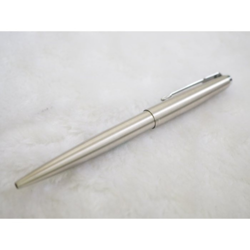 A661 經典的派克 美國製 45 銀夾全鋼高級原子筆(9.5成新 天頂有企業商標)