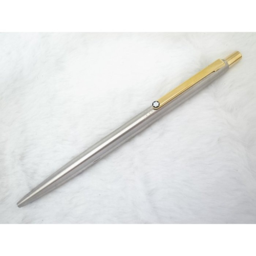 A773 少見的 1980s 萬寶龍 德國製 二星貴族 少見的全鋼原子筆(少見的金夾)(7.5成新)